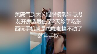 美院气质大长腿眼镜靓妹与男友开房造爱住了2天除了吃东西玩手机就是啪啪啪搞不动了就用手抠